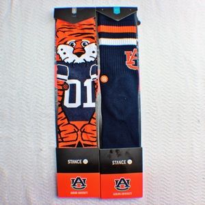 Auburn Tigers Stance Socks Bundle of 2